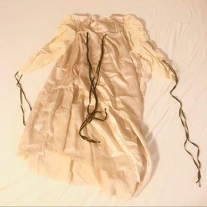 Ann Demeulemeester Apricot Silk Tunic